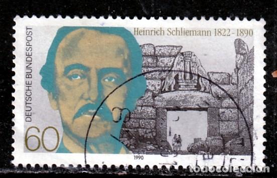 Sellos: ALEMANIA FEDERAL // YVERT 1312 // 1990 ... USADO