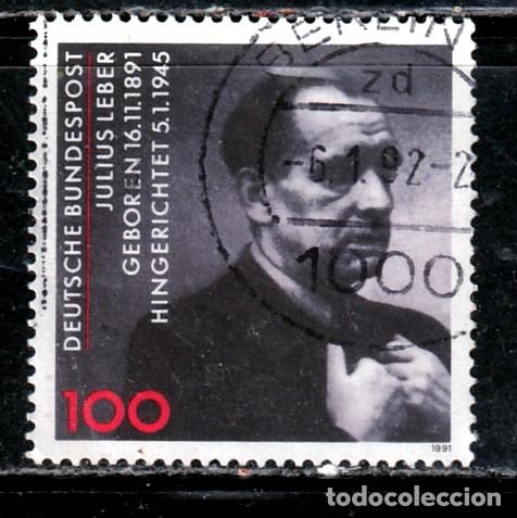 Sellos: ALEMANIA FEDERAL // YVERT 1406 // 1991 ... USADO