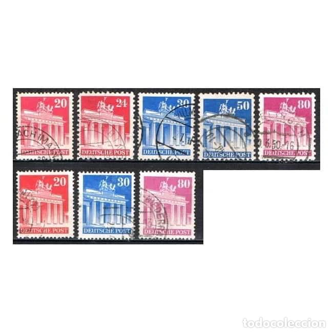 Sellos: C0520# Alemania 1948 [SLL] Serie La puerta de Branbemburgo. Berl&iacute;n (U)