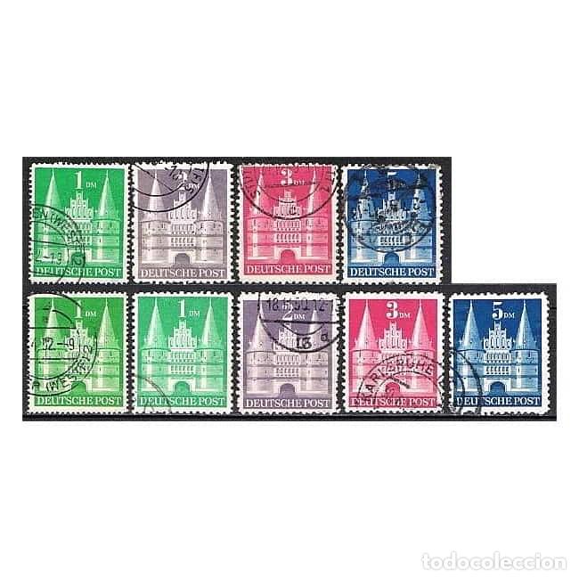 Timbres: C0521# Alemania 1948 [SLL] Serie Holstentor, L&uuml;beck (U)