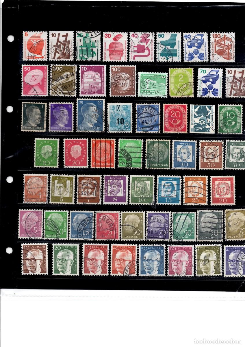 Sellos: Alemania, 57 basicos usados