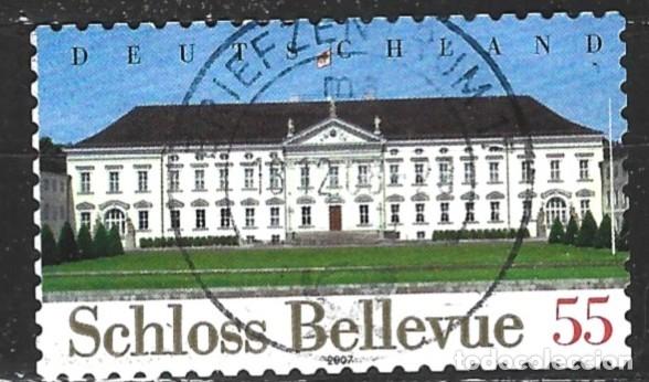 Sellos: ALEMANIA 2007 - PALACIO DE BELLEVUE EN BERL&Iacute;N - SELLADO