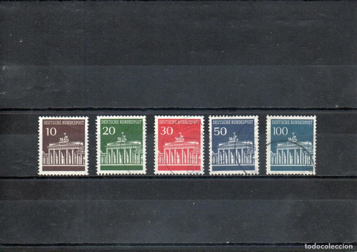 Sellos: ALEMANIA FEDERAL. SERIE BASICA. PUERTA DE BRADEMBURGO.