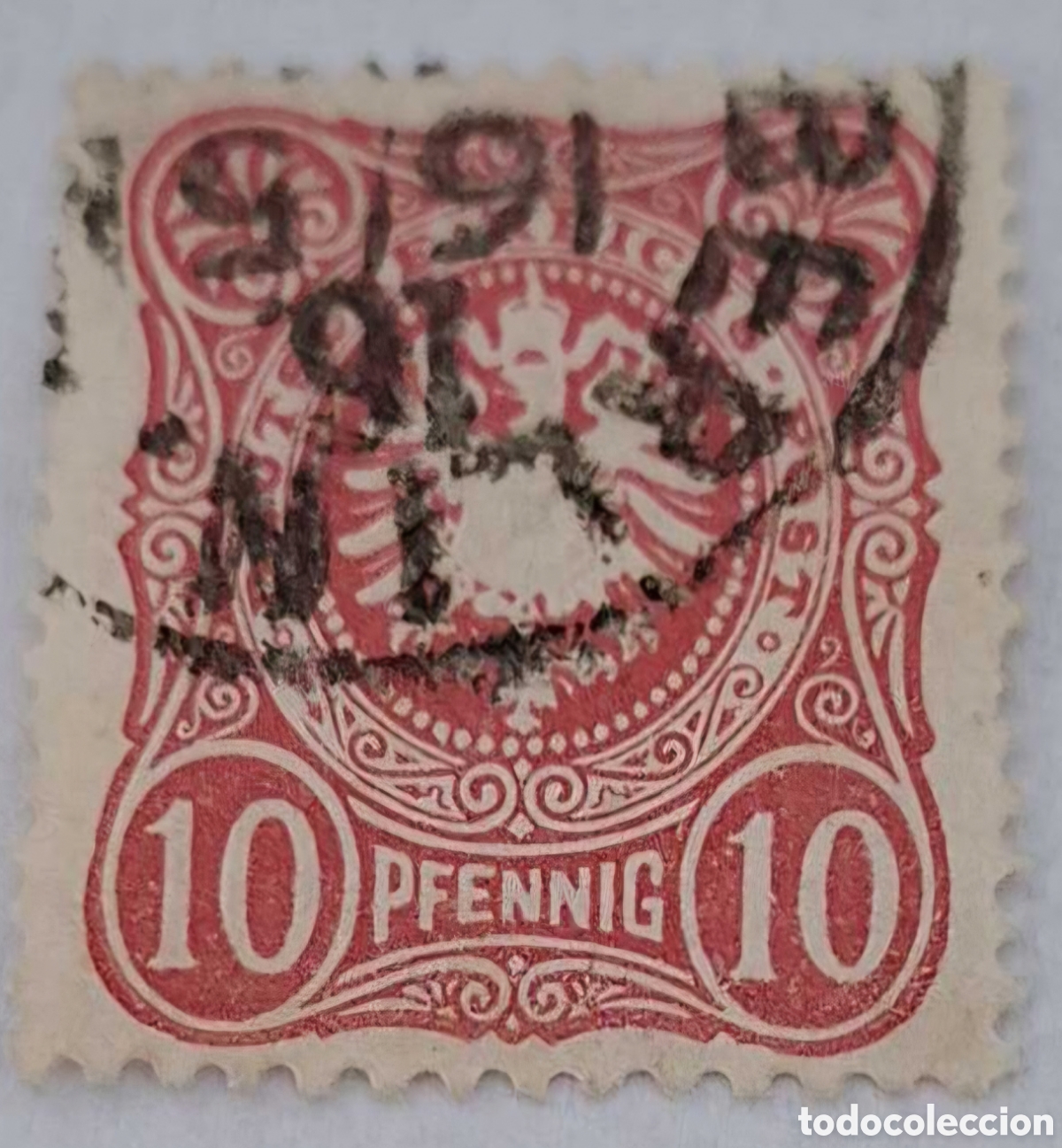 Sellos: Sello de Alemania 10 Pfennige con e final 1875
