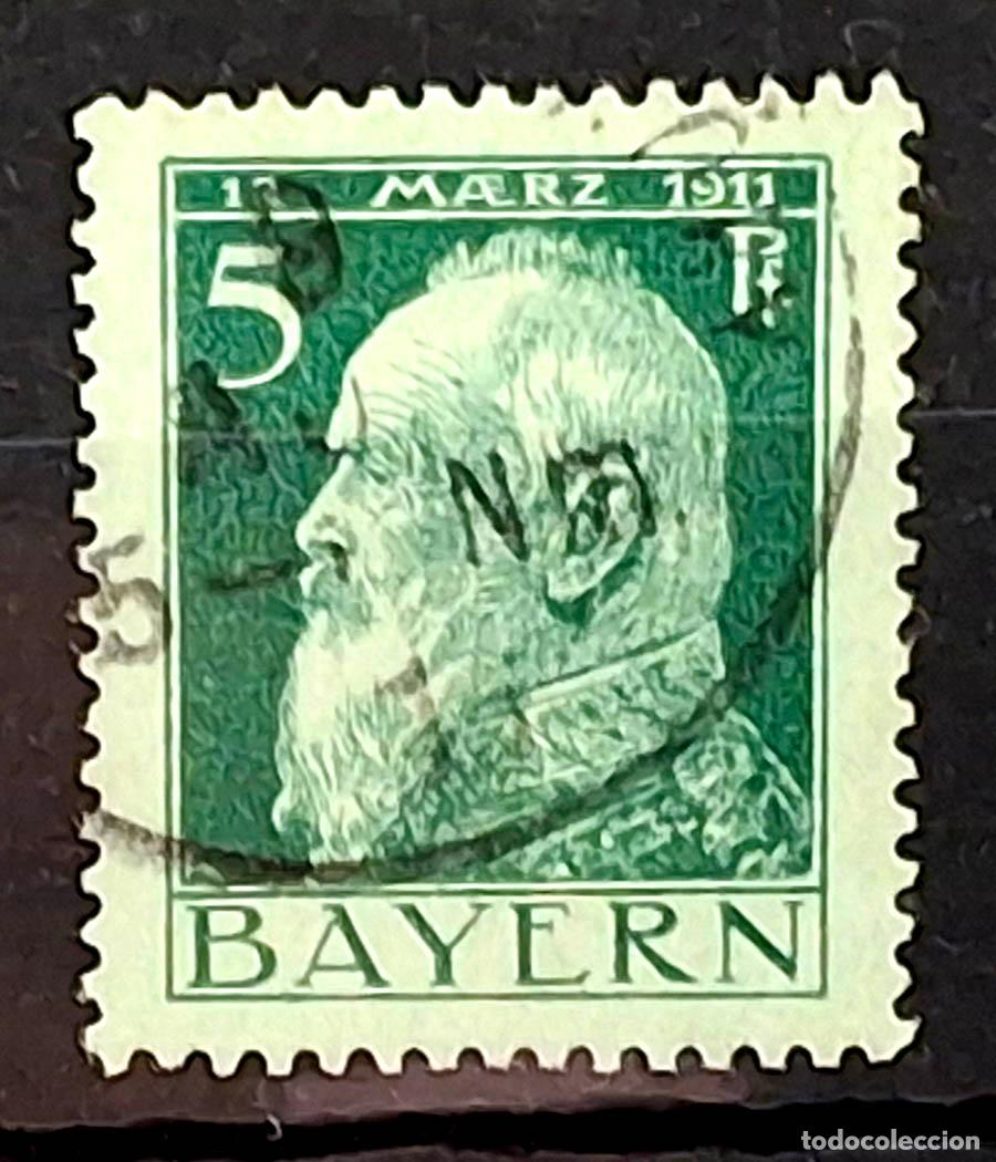 Sellos: 1914 - Baviera - Bayern - 5 Mark