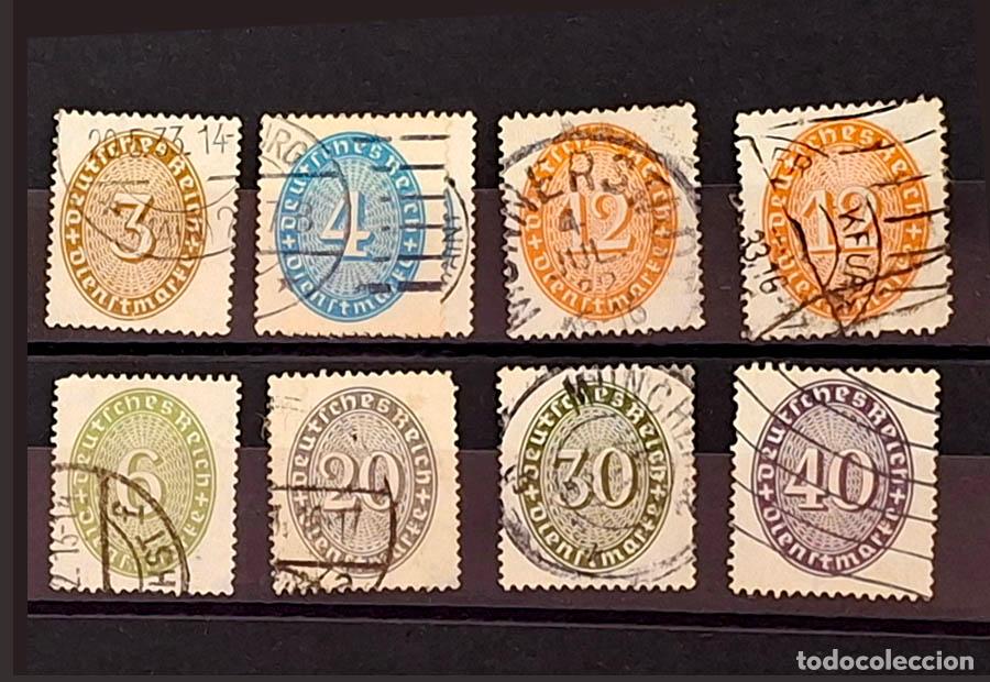 Sellos: 8 sellos de Alemania - Sellos cl&aacute;sicos - 1923