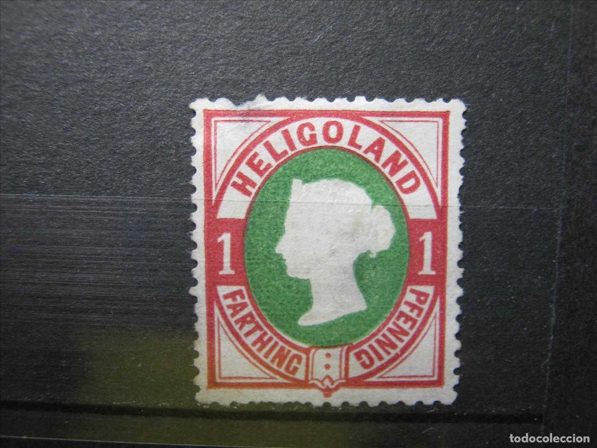 Sellos: ALEMANIA HELIGOLAND HELGOLAND 1875 YVERT 10 PUNTOS CLAROS.