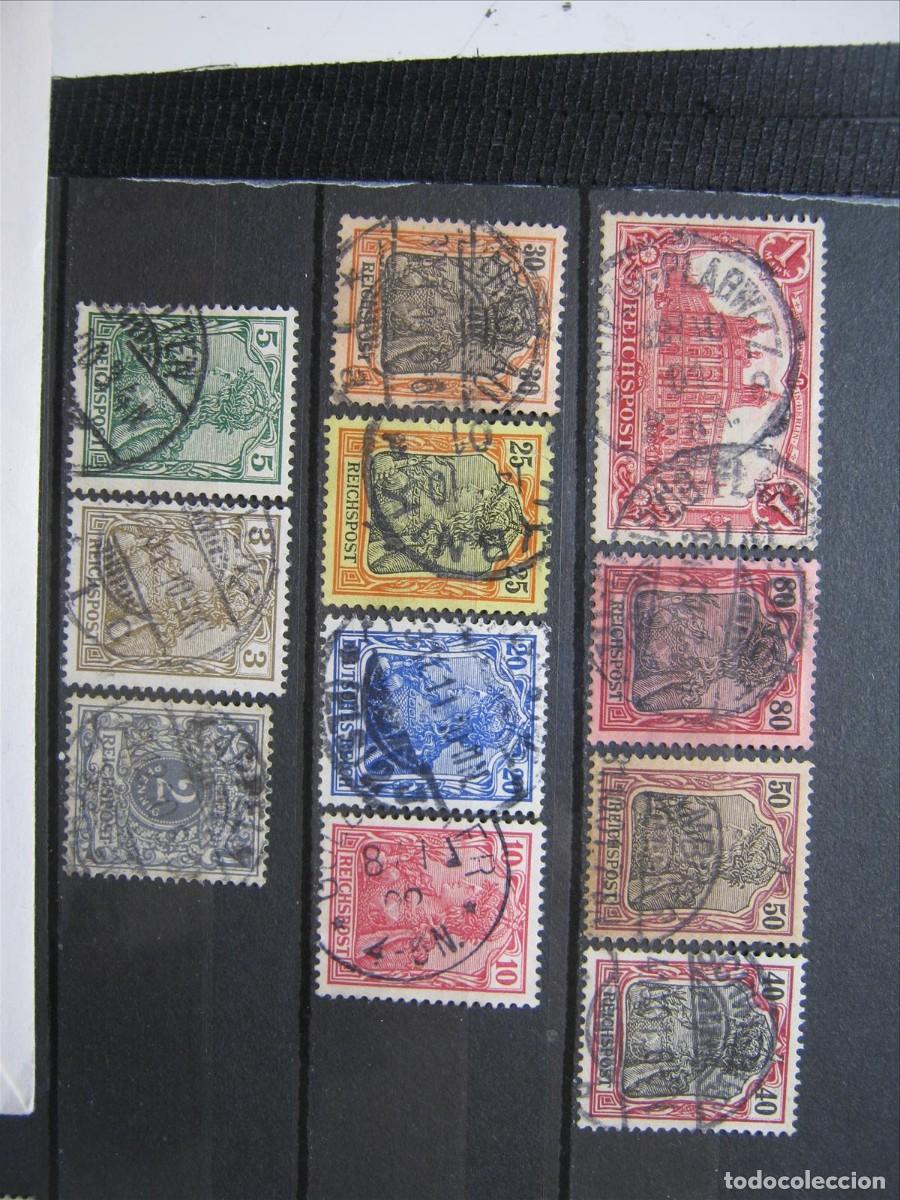 Sellos: ALEMANIA IMPERIO REICH 1900 YVERT 51/61 USADOS PERFECTOS.
