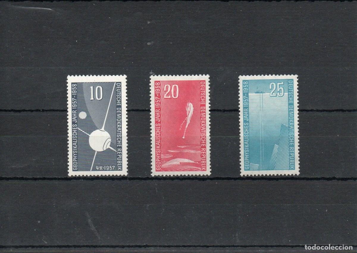Francobolli: ALEMANIA ORIENTAL. A&Ntilde;O GEOFISICO INTERNACIONAL.