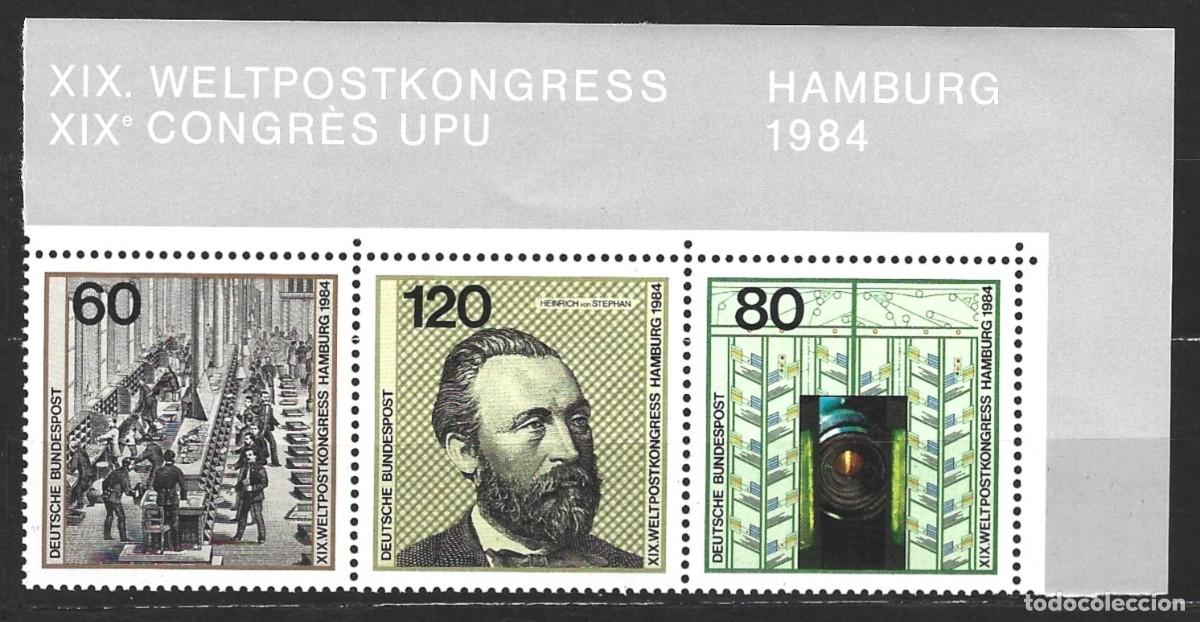 Sellos: ALEMANIA FEDERAL- 1984 - XIX. CONGRESO MUNDIAL DE LA UPU - LOS SELLOS NO HAN SIDO UTILIZADO - MNH