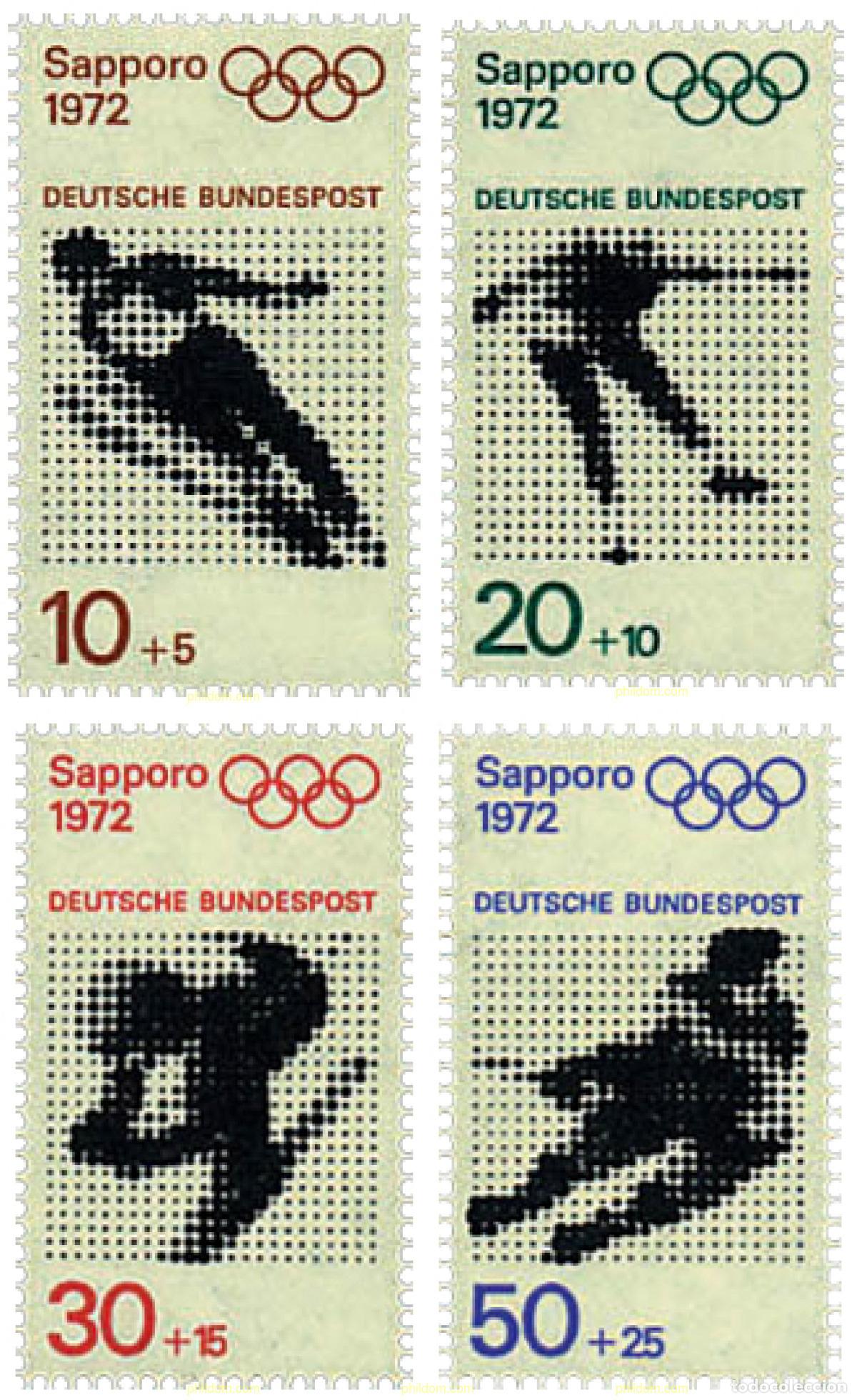 Sellos: 133907 MNH ALEMANIA FEDERAL 1971 20 JUEGOS OLIMPICOS VERANO MUNICH 1972