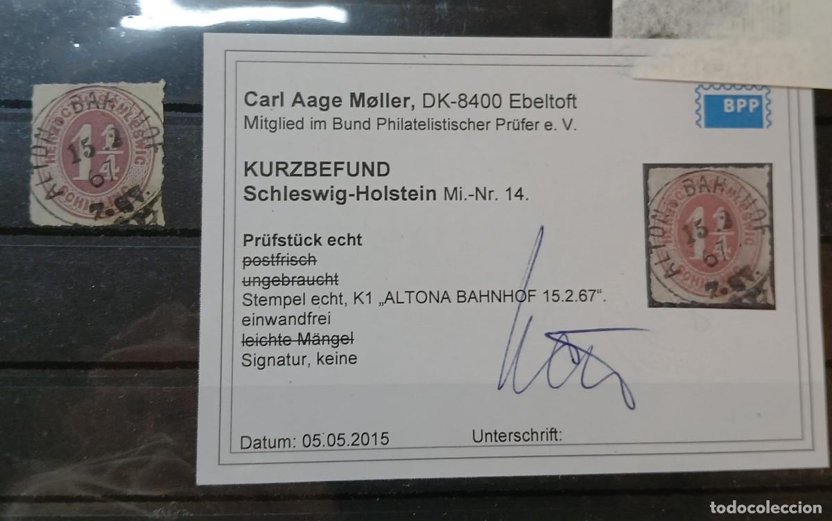 Sellos: Schleswig-Holstein und lauenburg Certificado BPP