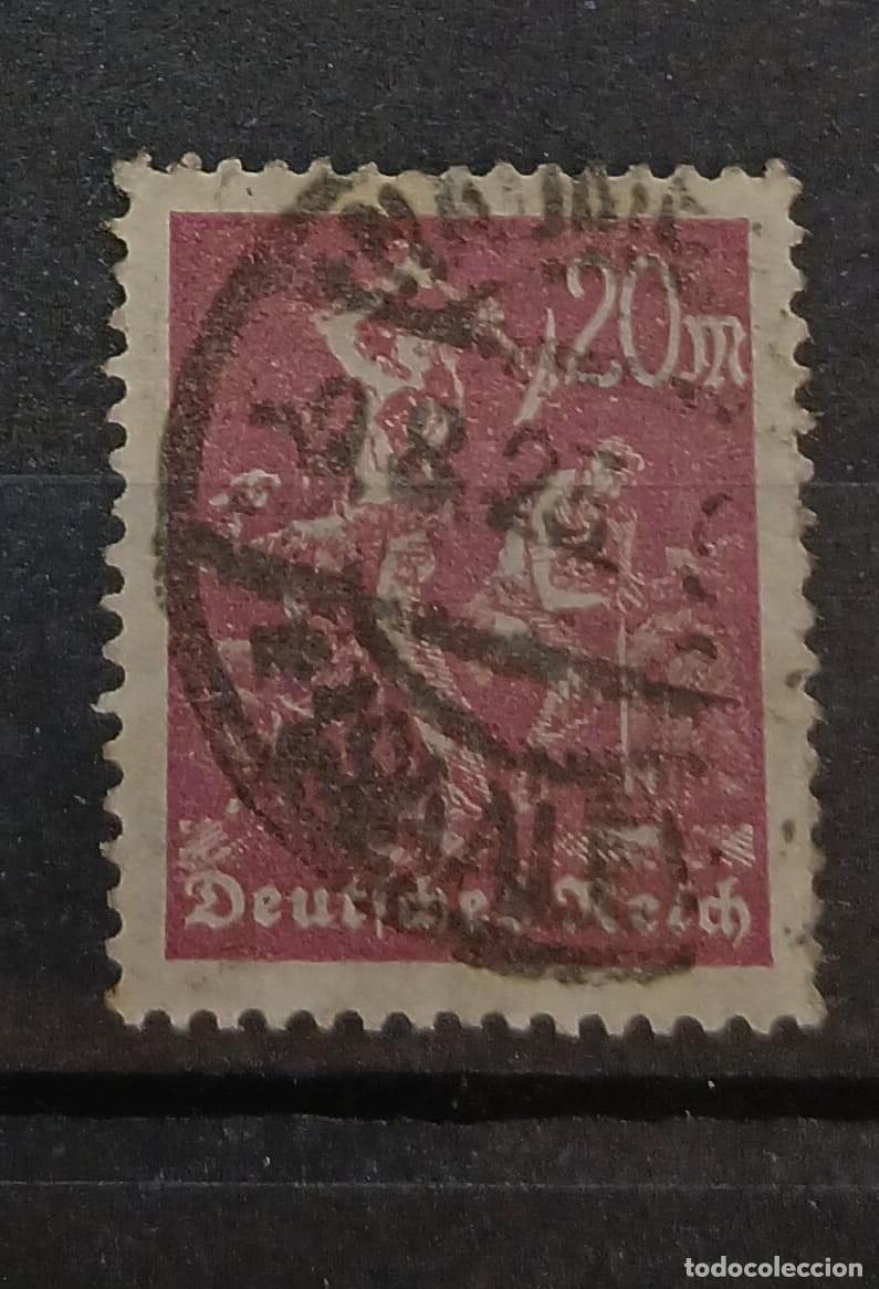 Sellos: Alemania 1922 M241 con error de marca de agua firmado Inflaberlin y BPP