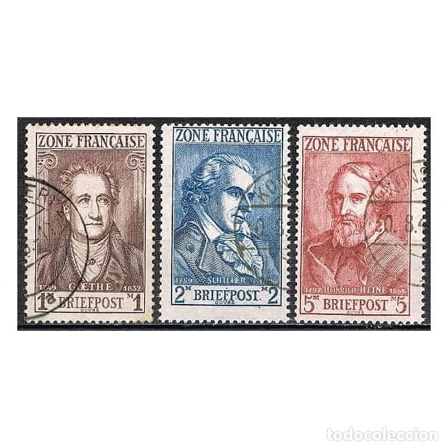 Stamps: C0528# Alemania 1946 [SLL] Serie Fil&oacute;sofos (U)