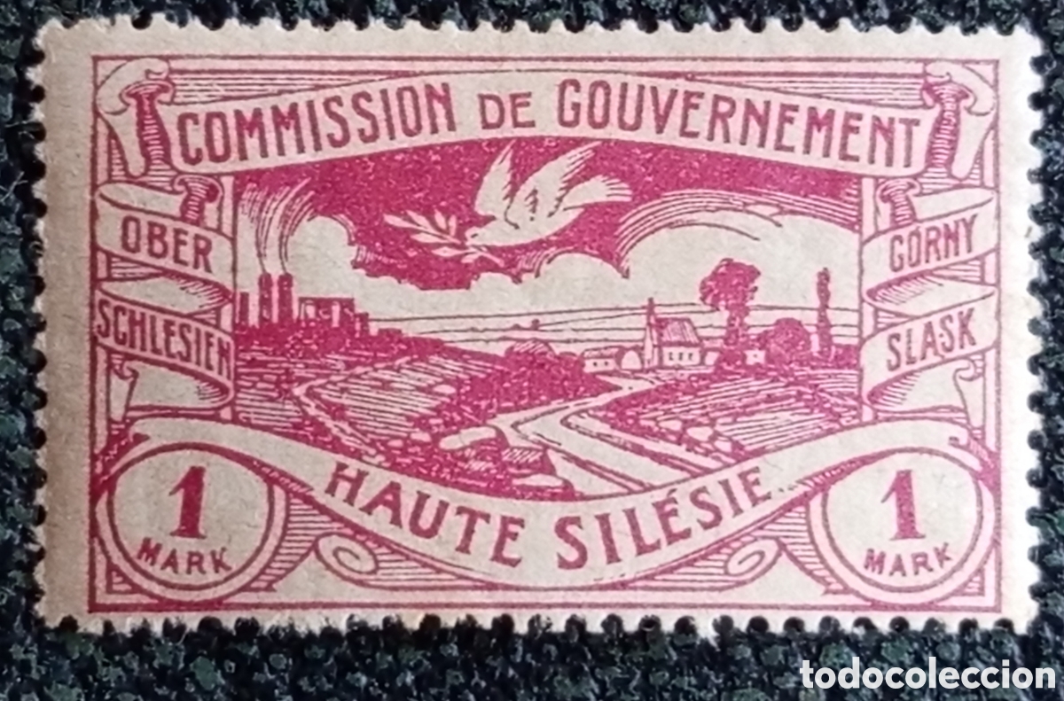 Sellos: Alta Silesia 1920 Sello Paisaje e Industria 1 Mark Scott 22 MH