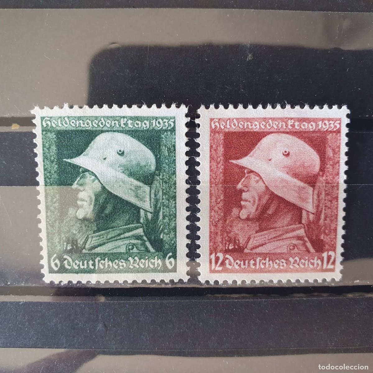 Sellos: ALEMANIA IMPERIO REICH 1935 SERIE YVERT 528 529 **