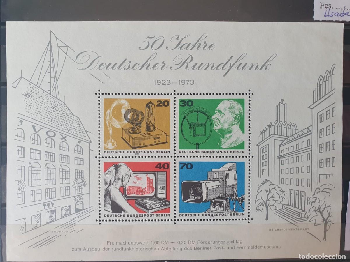 Sellos: ALEMANIA BERLIN 1973 YVERT HB 4 **