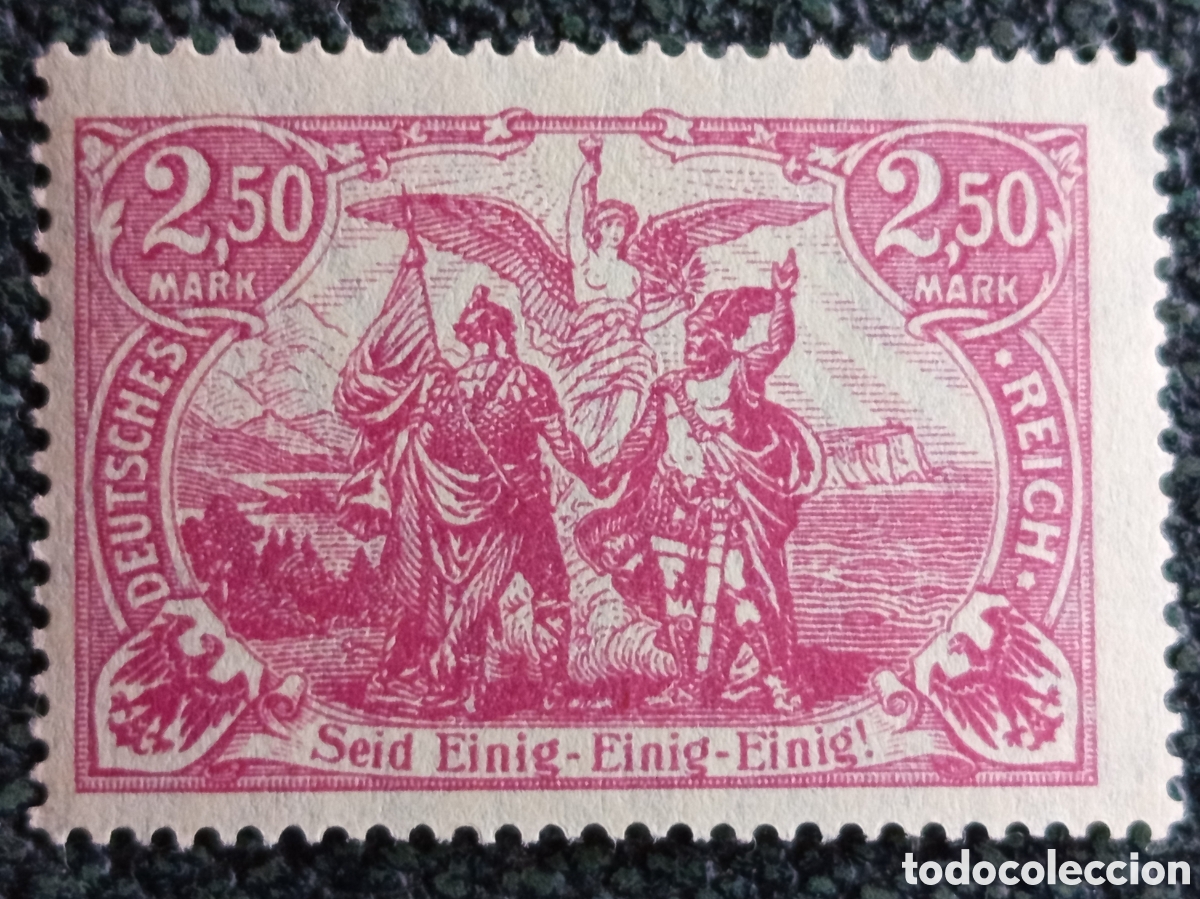 Sellos: Sello Alemania 1921 2,50M &rdquo;Seid Einig!&rdquo; Michel 151 / Scott 153 MNH**