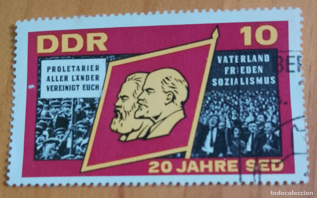 Sellos: ALEMANIA, DDR, RDA - V/F 10 - 20 A&Ntilde;OS DE SED - VER DESCRIPCI&Oacute;N