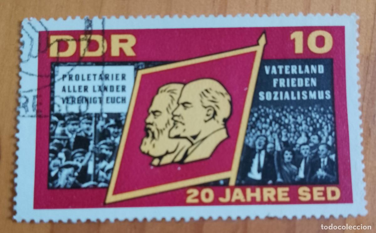 Sellos: ALEMANIA, DDR, RDA - V/F 10 - 20 A&Ntilde;OS DE SED - VER DESCRIPCI&Oacute;N