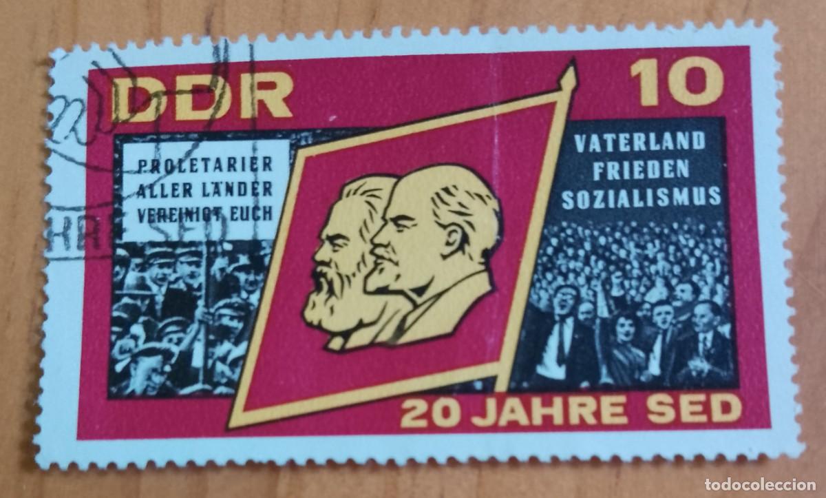 Sellos: ALEMANIA, DDR, RDA - V/F 10 - 20 A&Ntilde;OS DE SED - VER DESCRIPCI&Oacute;N