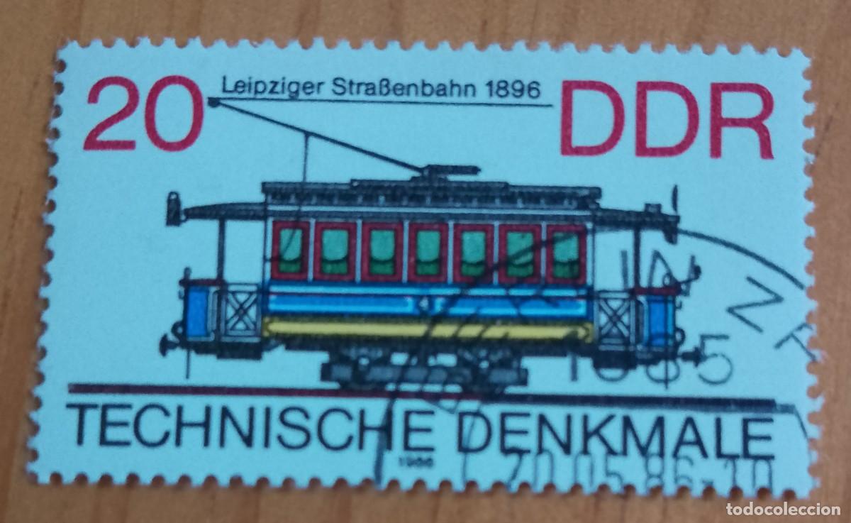 Sellos: ALEMANIA, DDR - A&Ntilde;O 1986 - TREN - YV 2638 - VER DESCRIPCI&Oacute;N