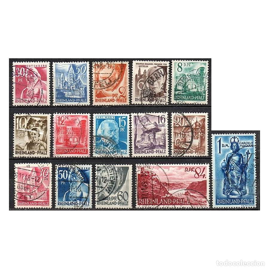 Sellos: C0533# Alemania 1948 [SLL] Serie Personajes y edificios (U)