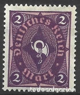 Sellos: ALEMANIA REICH - REP&Uacute;BLICA DE WEIMAR - 1922 - INFLACI&Oacute;N - 3 MARCOS - MNH