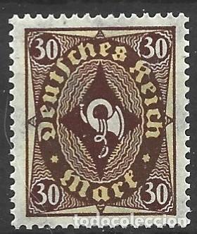 Sellos: ALEMANIA REICH - REP&Uacute;BLICA DE WEIMAR - 1922 - INFLACI&Oacute;N - 30 MARCOS - MNH