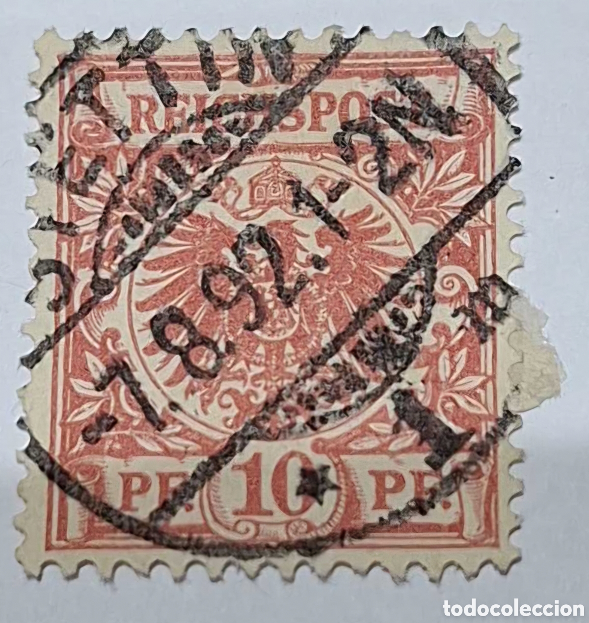 Sellos: Sello de Alemania de 1889/1900 de 19 p usado con matasellos