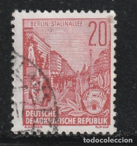 Sellos: ALEMANIA DEMOCRATICA // YVERT 317A // 1957-59 ... USADO