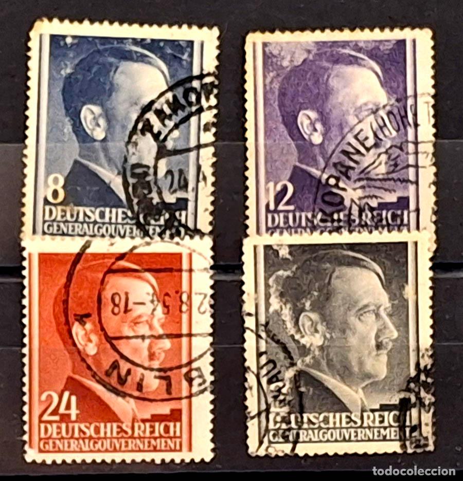 Francobolli: 4 sellos de Alemania - Deutsches Reich - Adolf Hitler