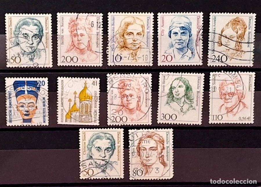 Timbres: 12 sellos de Alemania - Personajes y personalidades