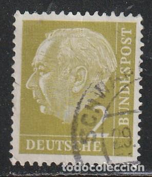 Sellos: ALEMANIA FEDERAL // YVERT 62A // 1953-54 ... USADO
