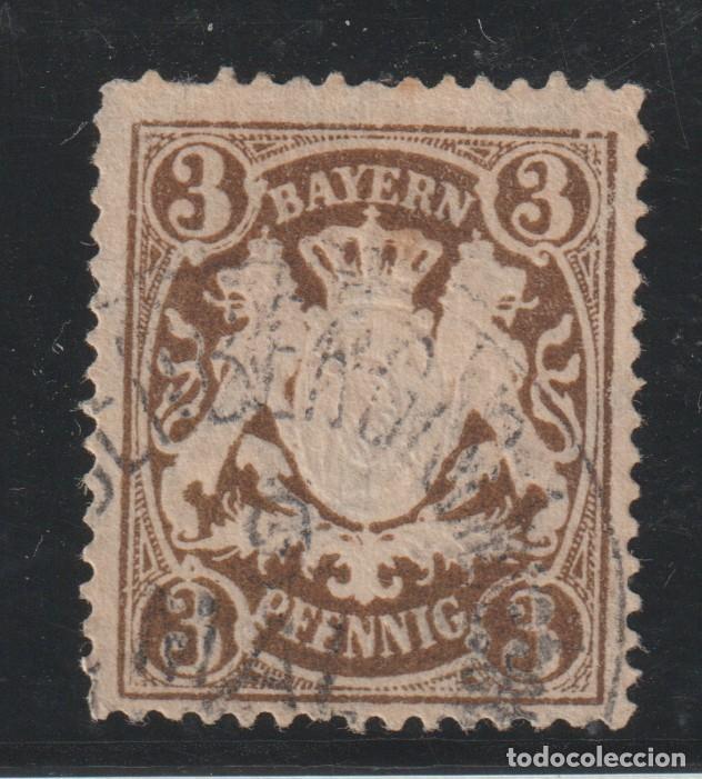 Sellos: ALEMANIA - BAVIERA // YVERT 60 // 1888-04 ... USADO