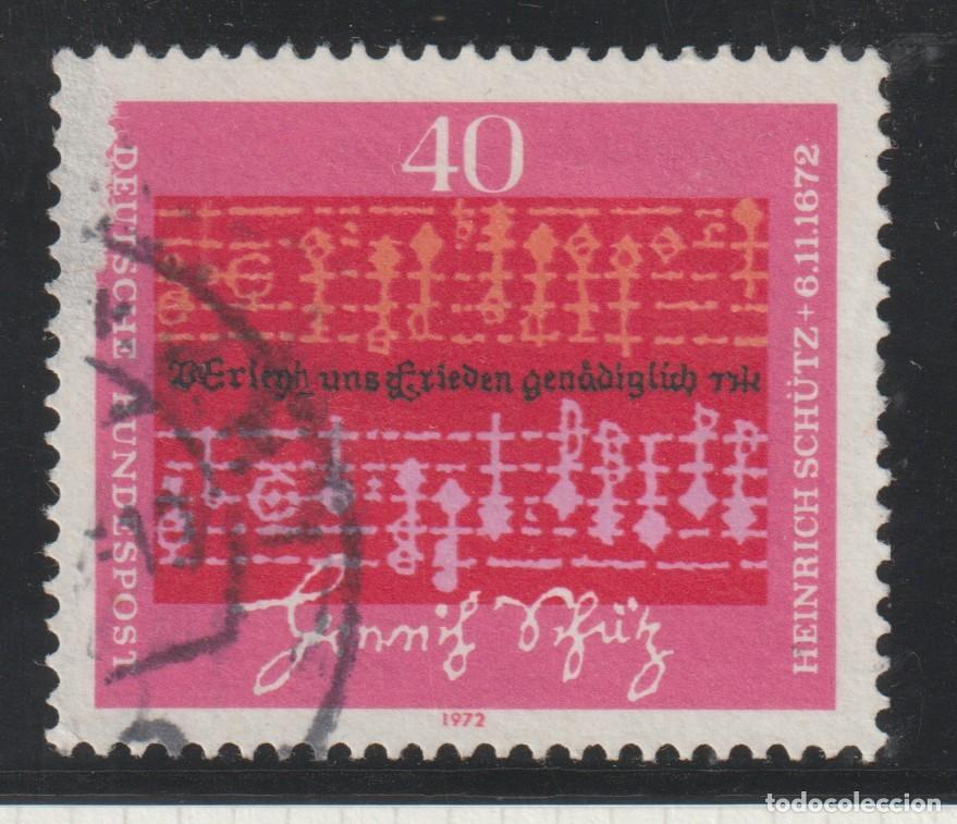Sellos: ALEMANIA FEDERAL // YVERT 591 // 1972 ... USADO