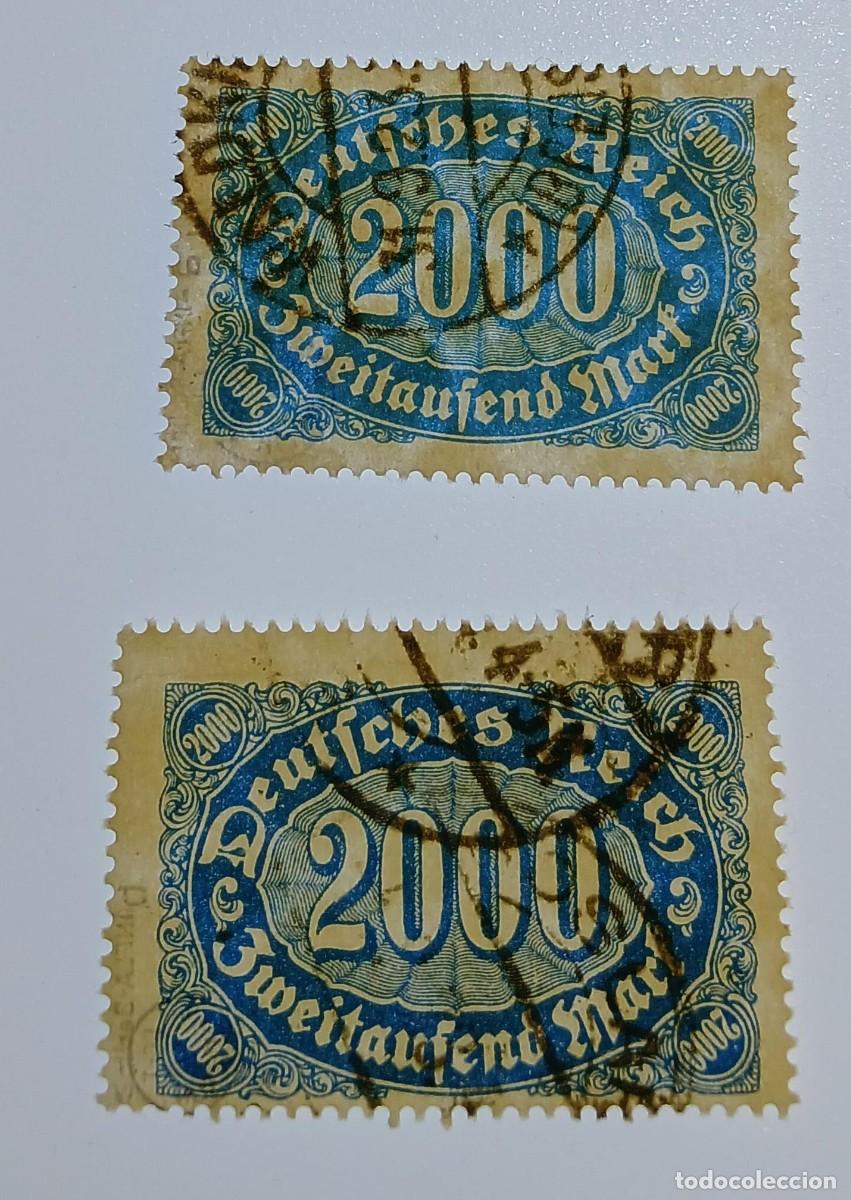 Sellos: Alemania 1923 M253 a,b Firmado inflaBerl&iacute;n