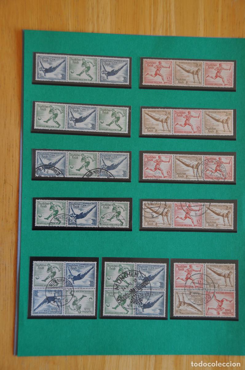 Sellos: ALEMANIA - JUEGOS OLIMPICOD BERLIN 1936