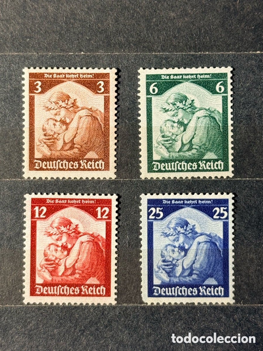 Sellos: Alemania. Deutsches Reich. 1935. Mi 565/568. Nuevos *