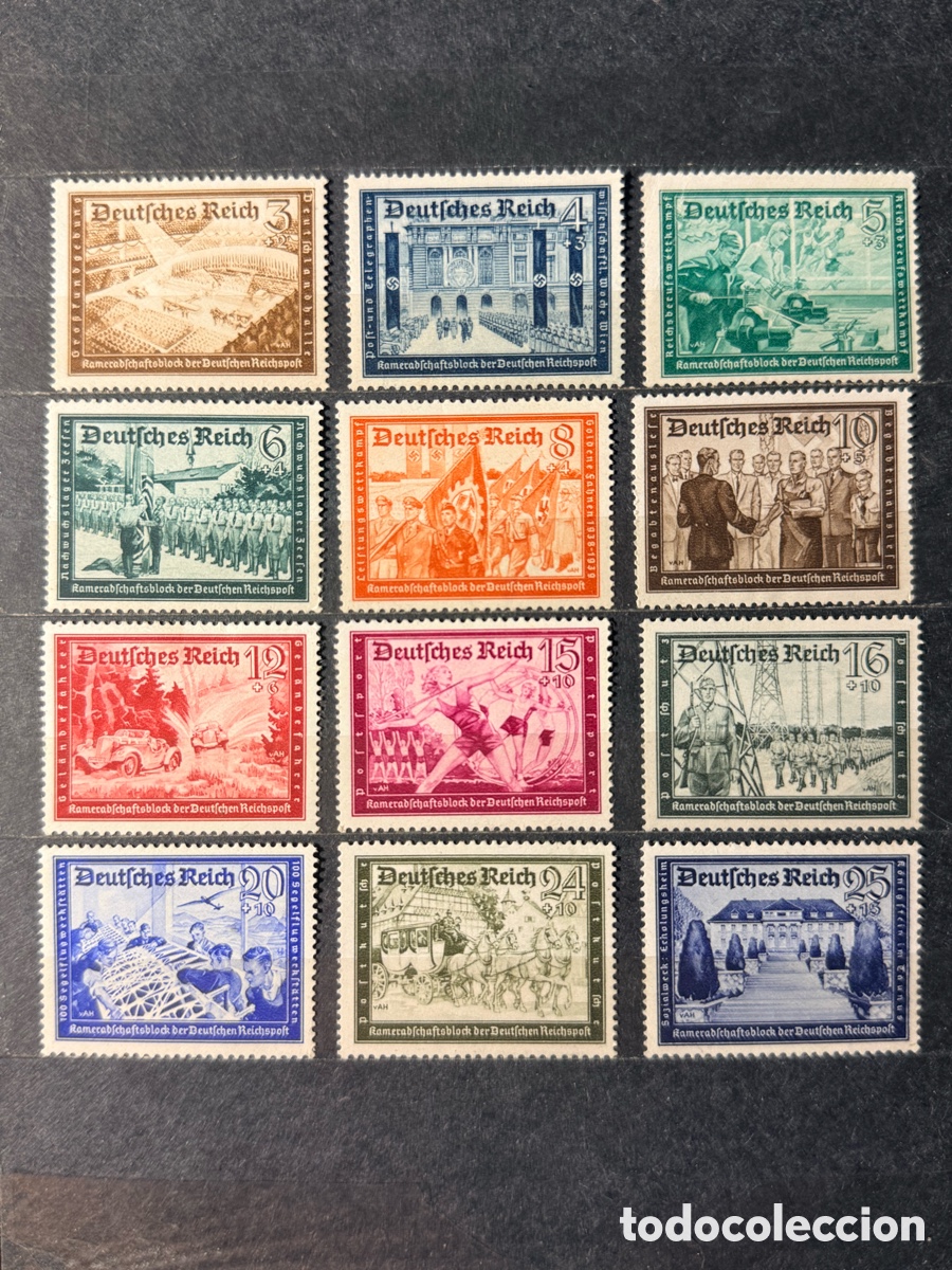 Sellos: Alemania. Deutsches Reich. 1939. Mi 702/713. Nuevos */**