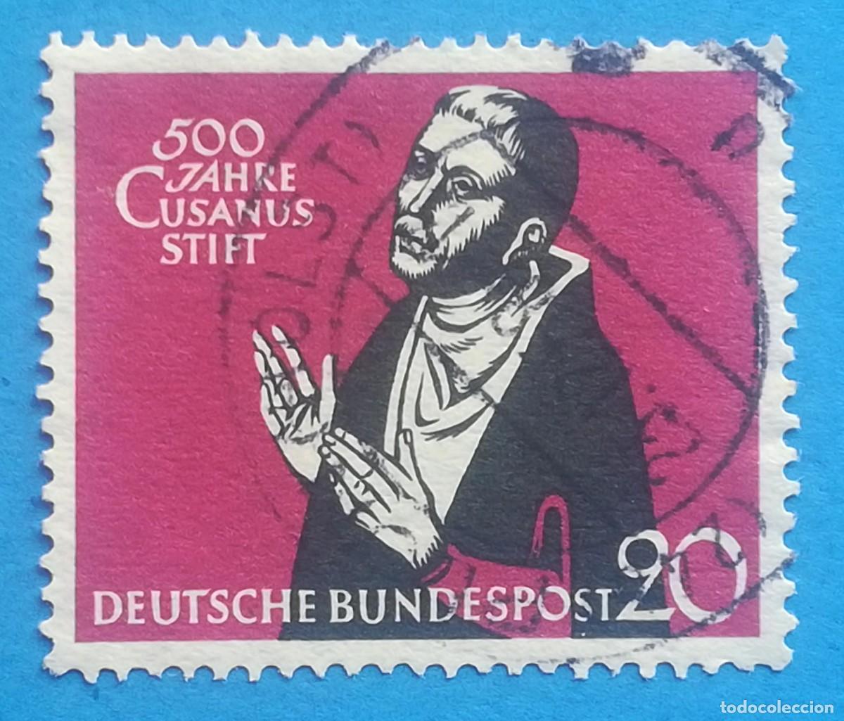 Sellos: Alemania Occidental. 500 Aniversario del hospicio Cusanus. Yvert 172