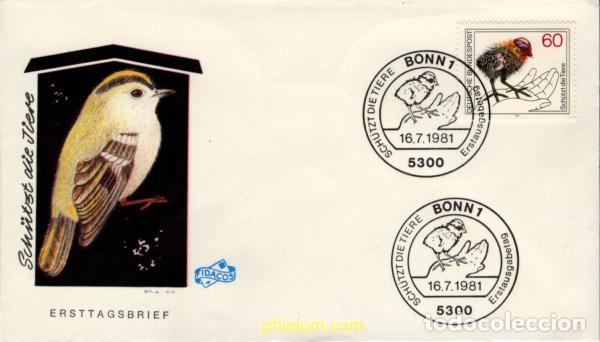 Sellos: 798101 MNH ALEMANIA FEDERAL 1981 PAJARO