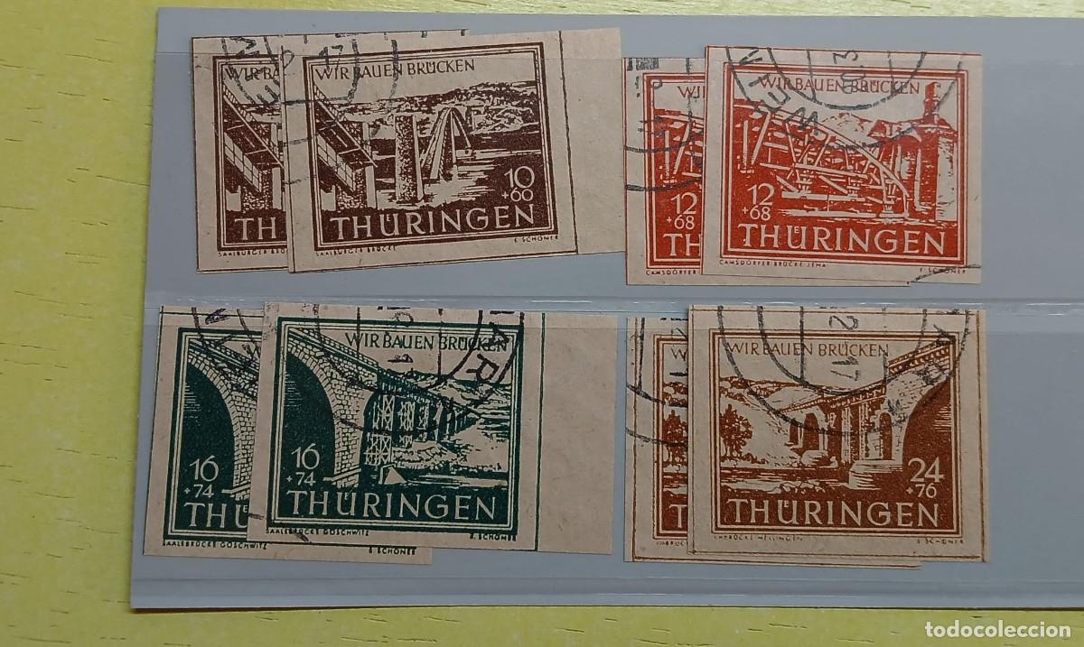 Sellos: 2 series PUENTES Thuringen - Foto 1