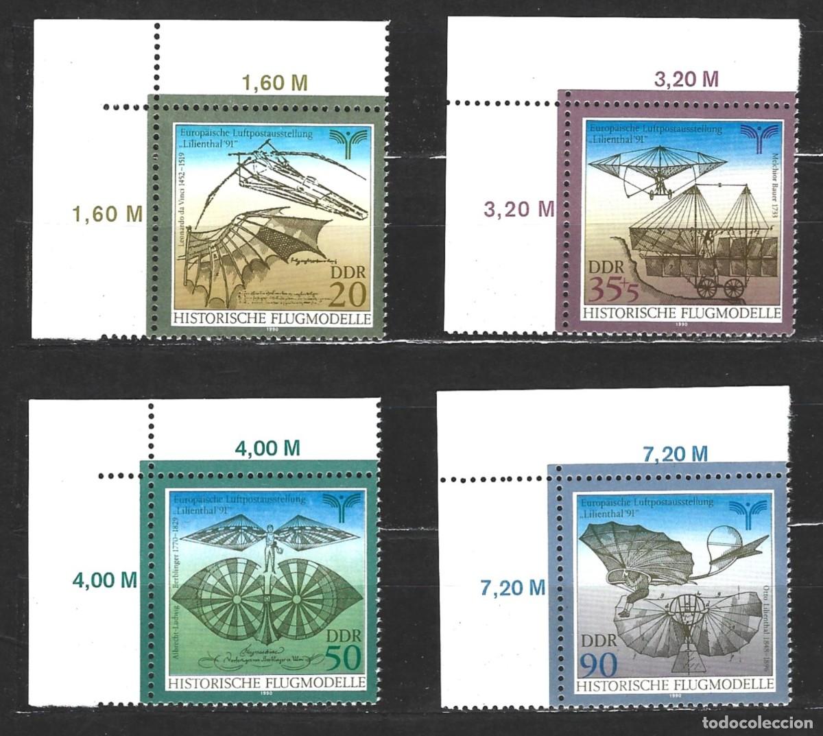 Sellos: ALEMANIA - ORIENTAL - 1990 - MI - N&ordm;: 3311-3314 - EMISI&Oacute;N CON BORDES DE ESQUINA IZQ. ARRIBA - MNH