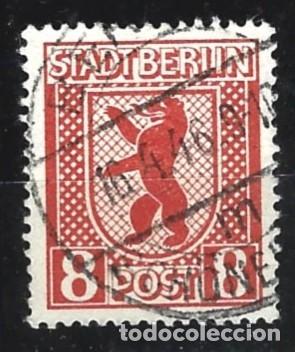 Sellos: ALEMANIA - ZONA OCUPADA POR LA UNI&Oacute;N SOVI&Eacute;TICA - STADT BERL&Iacute;N - MI: SBZ 4 - SELLADO