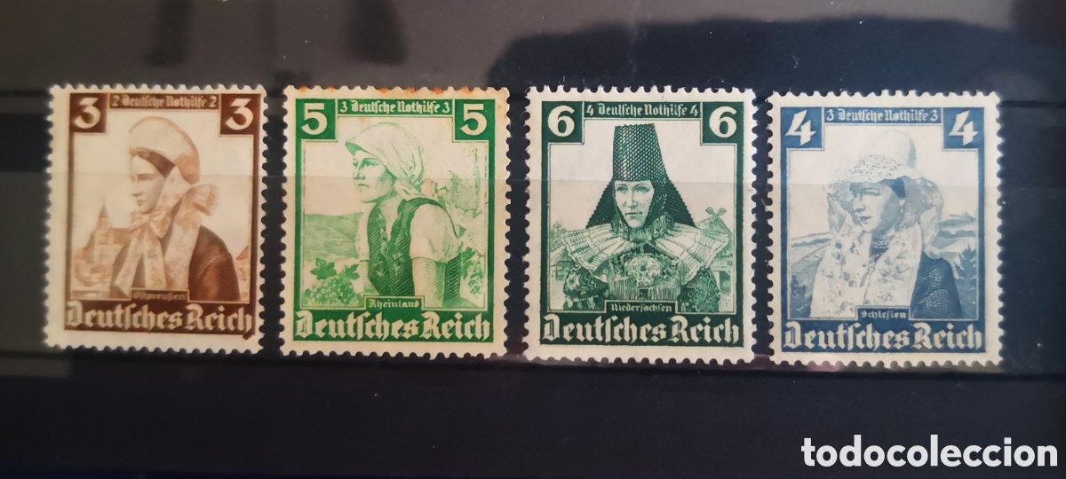Sellos: Sellos Alemania III Reich Deutsche Nothilfe del a&ntilde;o 1935 MN