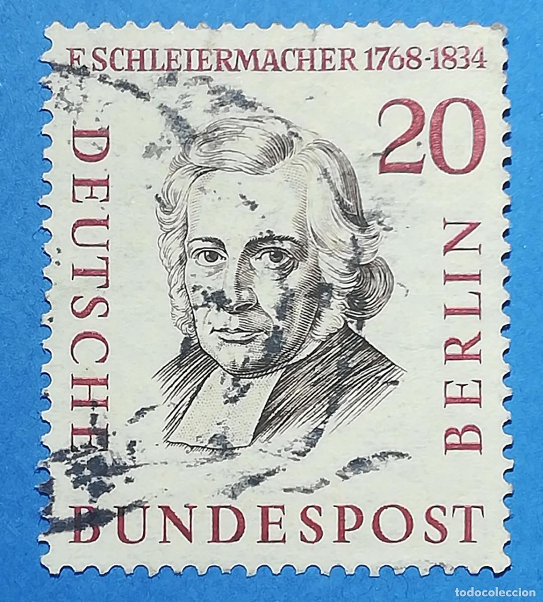 Sellos: Alemania. Federico Daniel Ernst Schleiermacher (1768-1834).