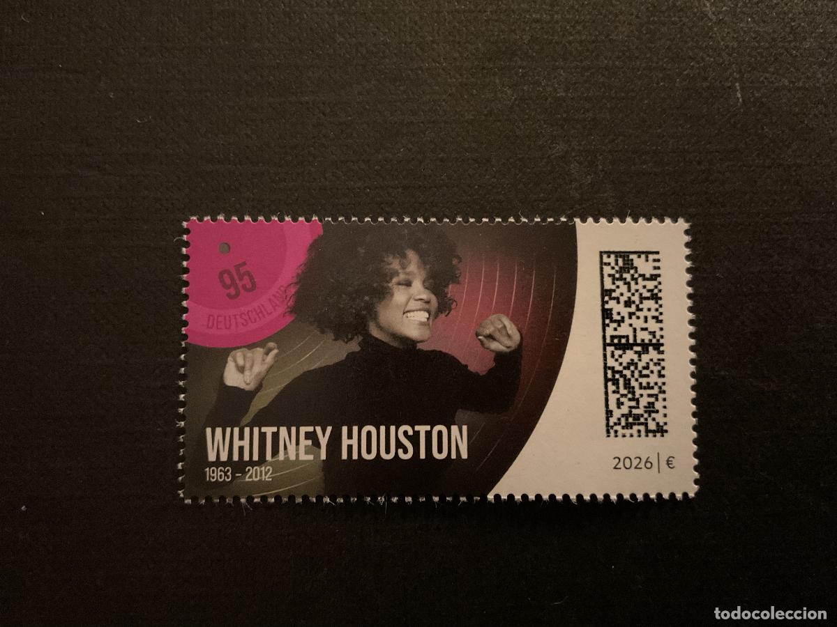 Sellos: ALEMANIA FEDERAL A&Ntilde;O 2026. MUSICA. WHITNEY HOUSTON