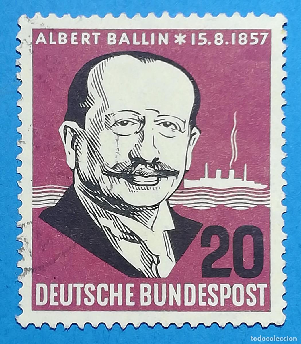 Sellos: Alemania. Centenario de Albert Ballin. Yvert 138.
