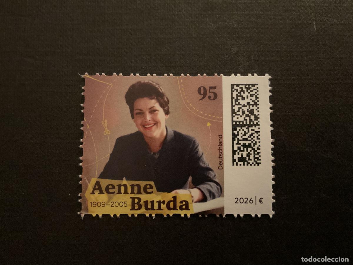 Sellos: ALEMANIA FEDERAL A&Ntilde;O 2026. PERSONAJES. AENNE BURDA
